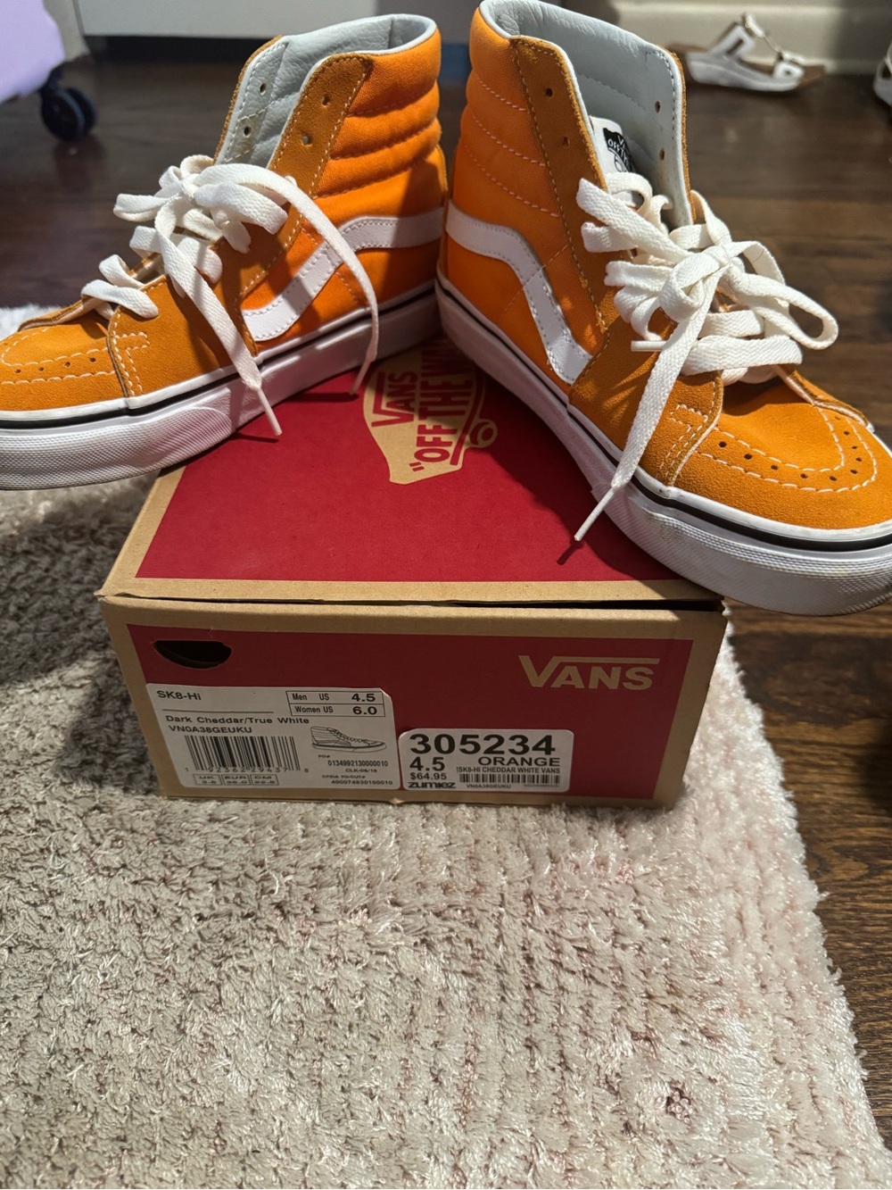 Orange Vans 🧡